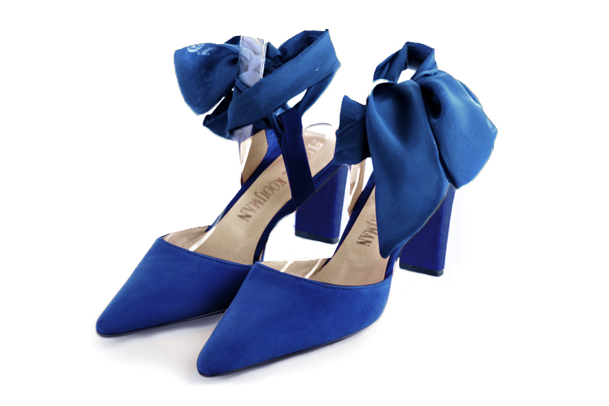 bleu électrique dress shoes for women - Florence KOOIJMAN